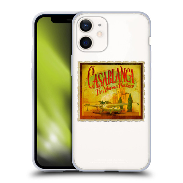 Casablanca Graphics Poster Soft Gel Case for Apple iPhone 12 Mini
