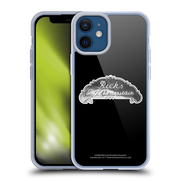 Casablanca Graphics Rick's Cafe Soft Gel Case for Apple iPhone 12 Mini