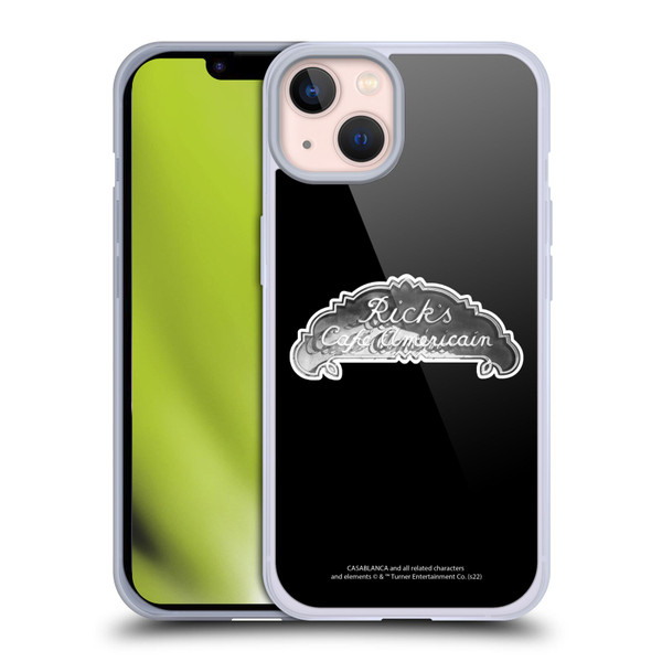 Casablanca Graphics Rick's Cafe Soft Gel Case for Apple iPhone 13