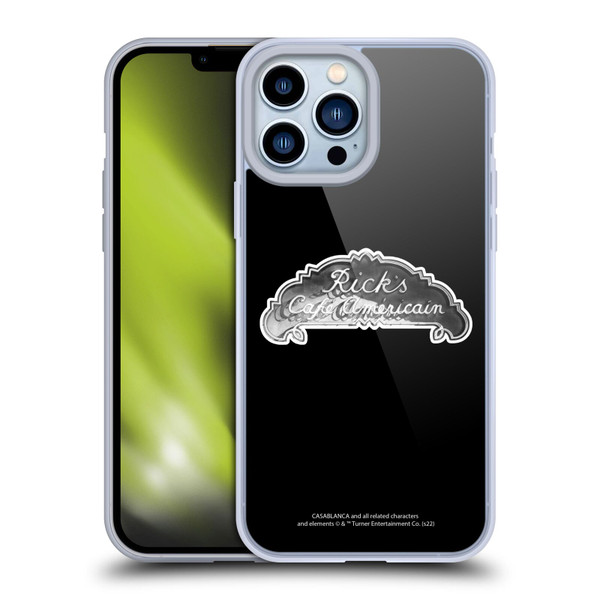 Casablanca Graphics Rick's Cafe Soft Gel Case for Apple iPhone 13 Pro Max
