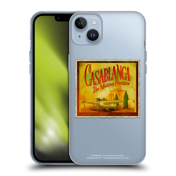 Casablanca Graphics Poster Soft Gel Case for Apple iPhone 14 Plus