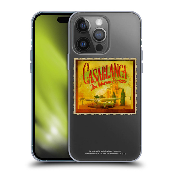 Casablanca Graphics Poster Soft Gel Case for Apple iPhone 14 Pro