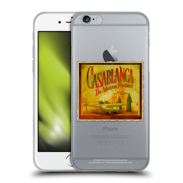 Casablanca Graphics Poster Soft Gel Case for Apple iPhone 6 / iPhone 6s