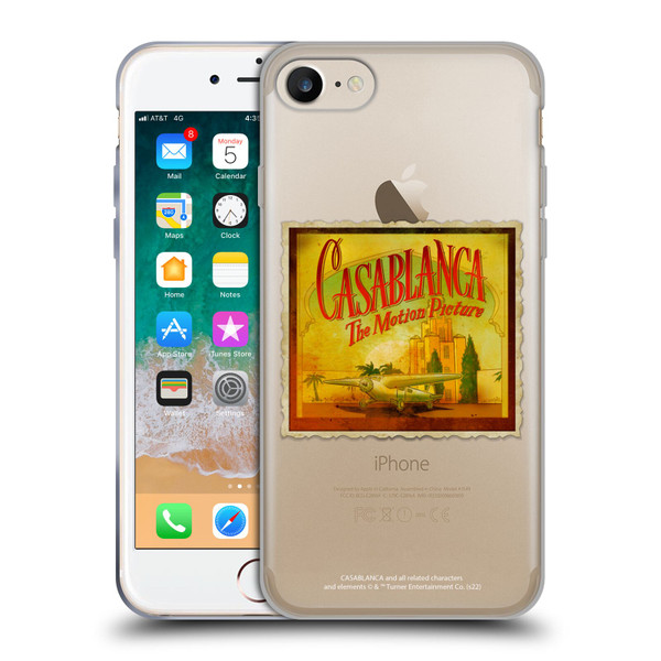Casablanca Graphics Poster Soft Gel Case for Apple iPhone 7 / 8 / SE 2020 & 2022