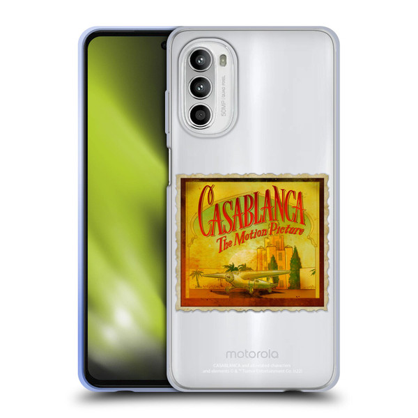 Casablanca Graphics Poster Soft Gel Case for Motorola Moto G52