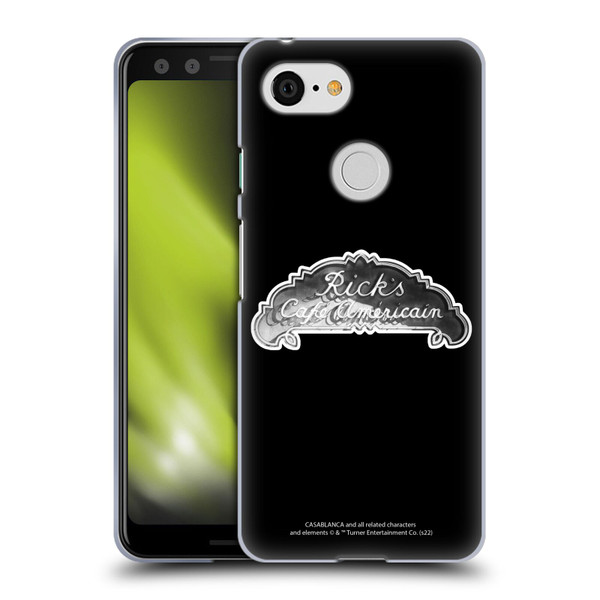 Casablanca Graphics Rick's Cafe Soft Gel Case for Google Pixel 3