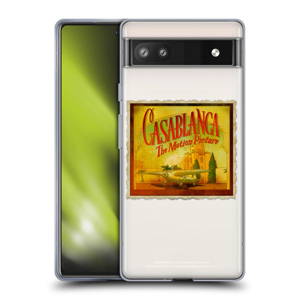 Casablanca Graphics Poster Soft Gel Case for Google Pixel 6a