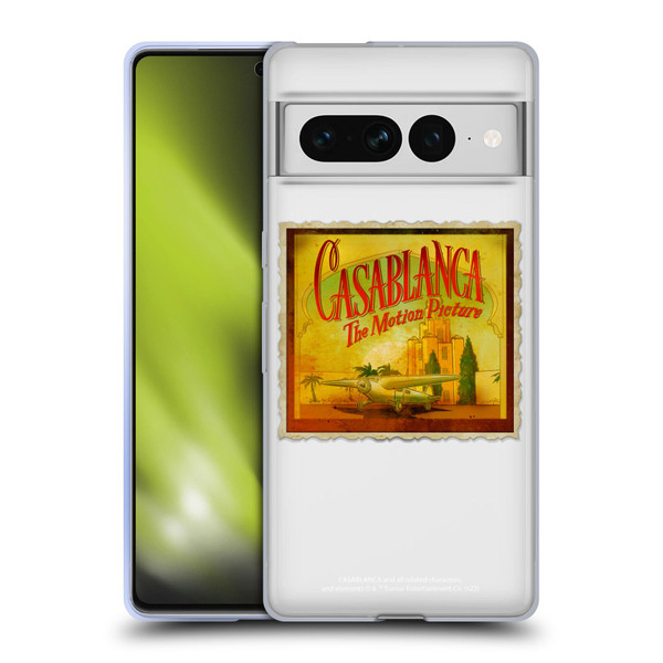 Casablanca Graphics Poster Soft Gel Case for Google Pixel 7 Pro