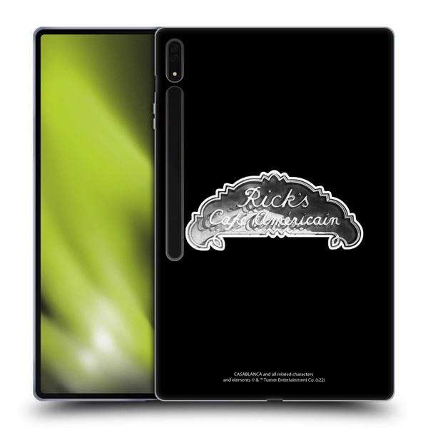Casablanca Graphics Rick's Cafe Soft Gel Case for Samsung Galaxy Tab S8 Ultra