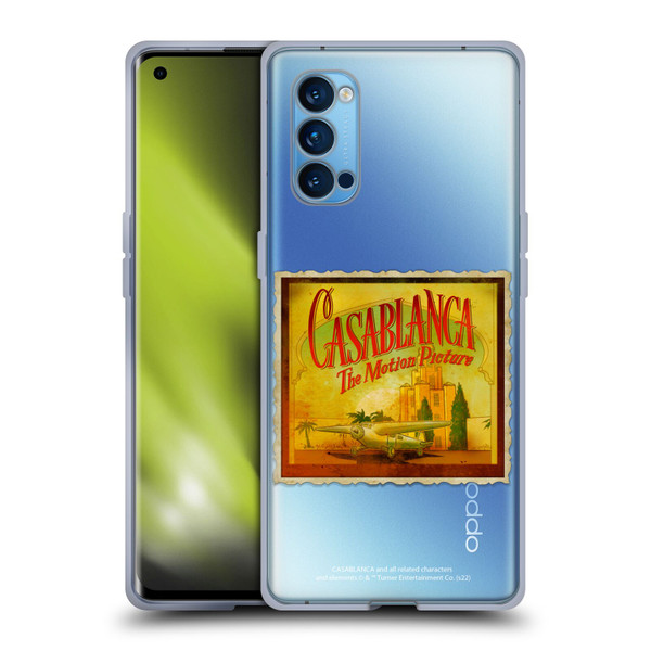 Casablanca Graphics Poster Soft Gel Case for OPPO Reno 4 Pro 5G