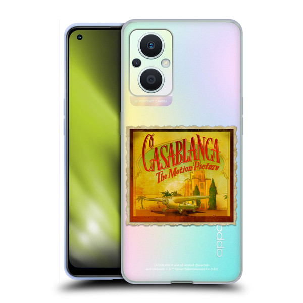 Casablanca Graphics Poster Soft Gel Case for OPPO Reno8 Lite