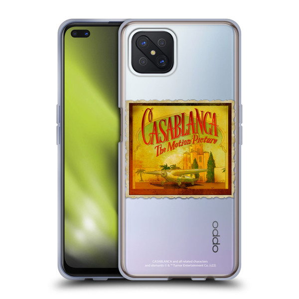 Casablanca Graphics Poster Soft Gel Case for OPPO Reno4 Z 5G
