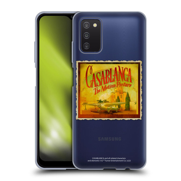 Casablanca Graphics Poster Soft Gel Case for Samsung Galaxy A03s (2021)