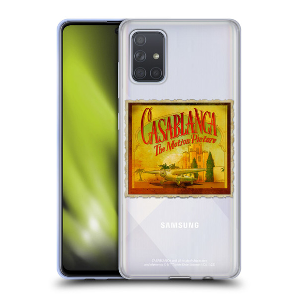 Casablanca Graphics Poster Soft Gel Case for Samsung Galaxy A71 (2019)