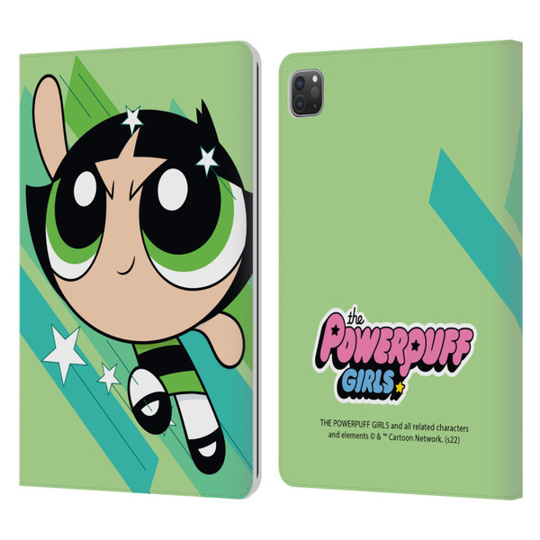 The Powerpuff Girls Graphics Buttercup Leather Book Wallet Case Cover For Apple iPad Pro 11 2020 / 2021 / 2022