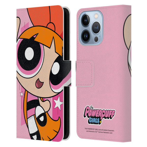 The Powerpuff Girls Graphics Blossom Leather Book Wallet Case Cover For Apple iPhone 13 Pro