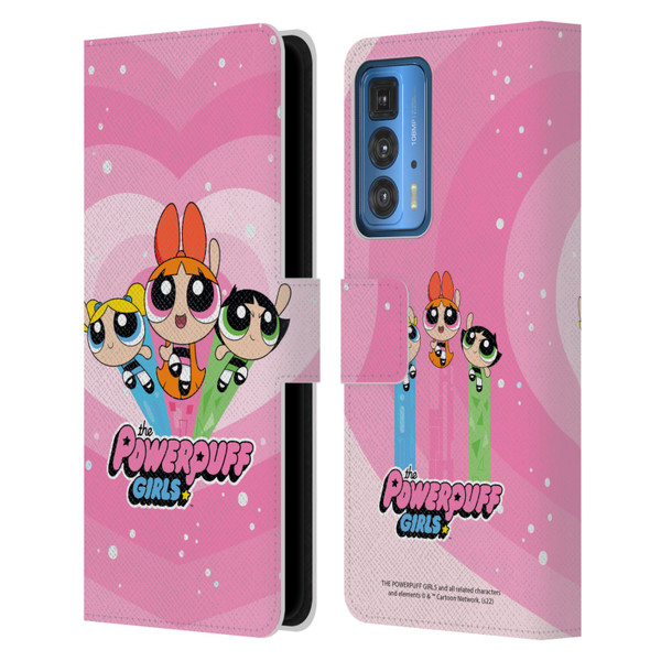 The Powerpuff Girls Graphics Group Leather Book Wallet Case Cover For Motorola Edge 20 Pro