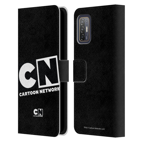 Cartoon Network Logo Oversized Leather Book Wallet Case Cover For HTC Desire 21 Pro 5G