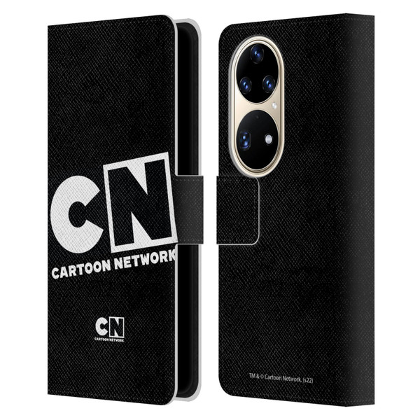 Cartoon Network Logo Oversized Leather Book Wallet Case Cover For Huawei P50 Pro