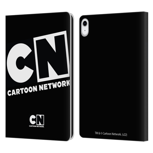 Cartoon Network Logo Oversized Leather Book Wallet Case Cover For Apple iPad 10.9 (2022)