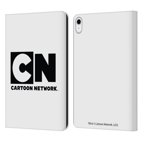 Cartoon Network Logo Plain Leather Book Wallet Case Cover For Apple iPad 10.9 (2022)