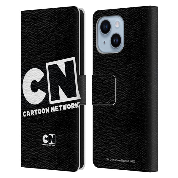 Cartoon Network Logo Oversized Leather Book Wallet Case Cover For Apple iPhone 14 Plus