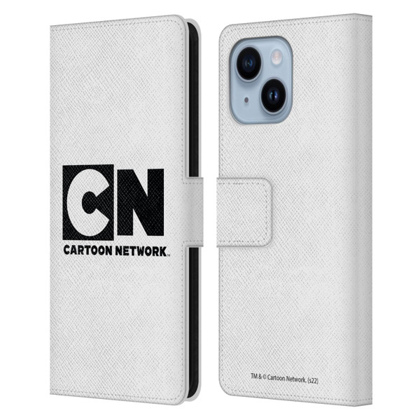 Cartoon Network Logo Plain Leather Book Wallet Case Cover For Apple iPhone 14 Plus