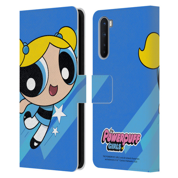 The Powerpuff Girls Graphics Bubbles Leather Book Wallet Case Cover For OnePlus Nord 5G