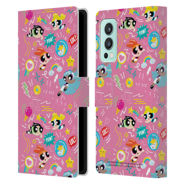 The Powerpuff Girls Graphics Icons Leather Book Wallet Case Cover For OnePlus Nord 2 5G