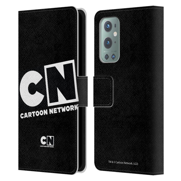 Cartoon Network Logo Oversized Leather Book Wallet Case Cover For OnePlus 9