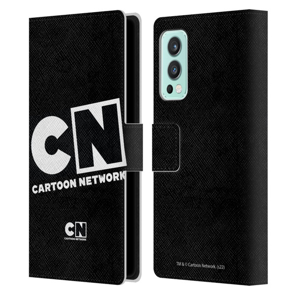 Cartoon Network Logo Oversized Leather Book Wallet Case Cover For OnePlus Nord 2 5G