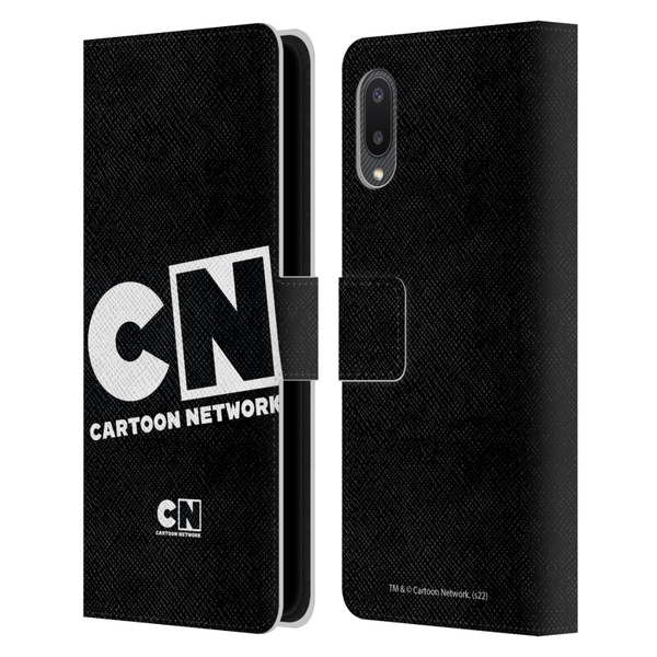 Cartoon Network Logo Oversized Leather Book Wallet Case Cover For Samsung Galaxy A02/M02 (2021)