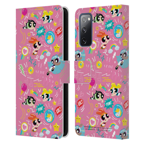 The Powerpuff Girls Graphics Icons Leather Book Wallet Case Cover For Samsung Galaxy S20 FE / 5G