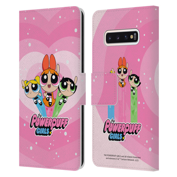 The Powerpuff Girls Graphics Group Leather Book Wallet Case Cover For Samsung Galaxy S10