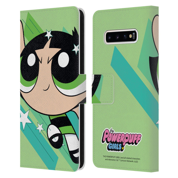 The Powerpuff Girls Graphics Buttercup Leather Book Wallet Case Cover For Samsung Galaxy S10+ / S10 Plus