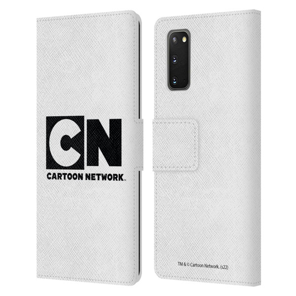 Cartoon Network Logo Plain Leather Book Wallet Case Cover For Samsung Galaxy S20 / S20 5G