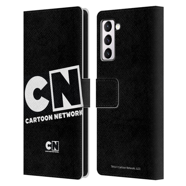 Cartoon Network Logo Oversized Leather Book Wallet Case Cover For Samsung Galaxy S21+ 5G