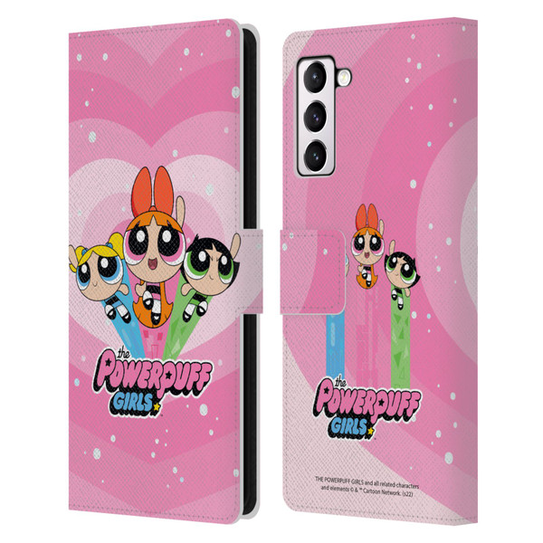 The Powerpuff Girls Graphics Group Leather Book Wallet Case Cover For Samsung Galaxy S21+ 5G