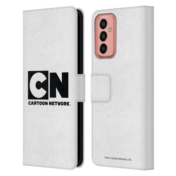 Cartoon Network Logo Plain Leather Book Wallet Case Cover For Samsung Galaxy M13 (2022)