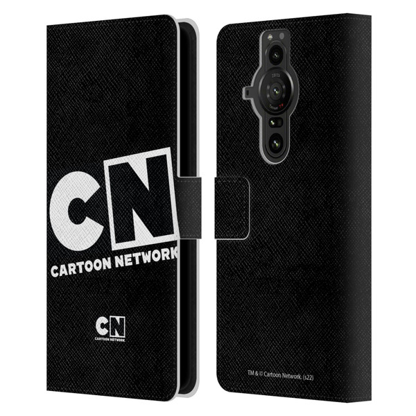 Cartoon Network Logo Oversized Leather Book Wallet Case Cover For Sony Xperia Pro-I