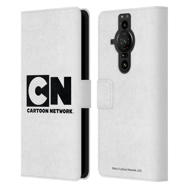 Cartoon Network Logo Plain Leather Book Wallet Case Cover For Sony Xperia Pro-I