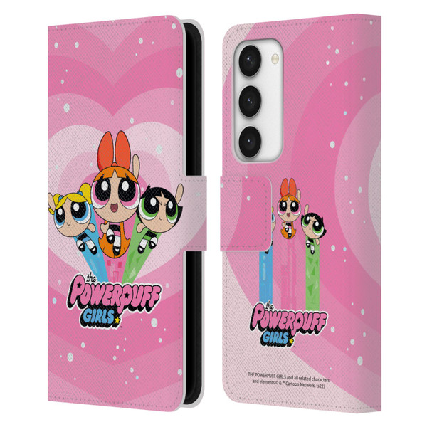 The Powerpuff Girls Graphics Group Leather Book Wallet Case Cover For Samsung Galaxy S23 5G