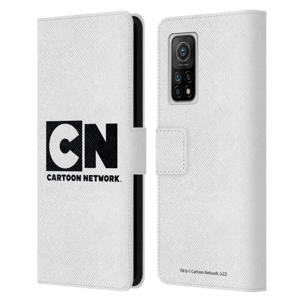 Cartoon Network Logo Plain Leather Book Wallet Case Cover For Xiaomi Mi 10T 5G