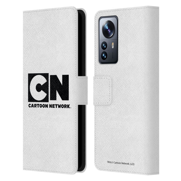 Cartoon Network Logo Plain Leather Book Wallet Case Cover For Xiaomi 12 Pro