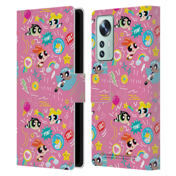 The Powerpuff Girls Graphics Icons Leather Book Wallet Case Cover For Xiaomi 12