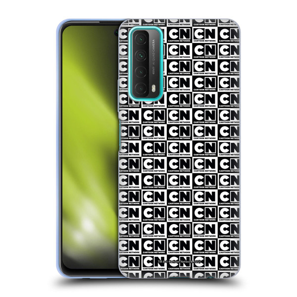Cartoon Network Logo Pattern Soft Gel Case for Huawei P Smart (2021)