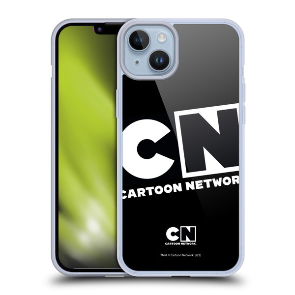 Cartoon Network Logo Oversized Soft Gel Case for Apple iPhone 14 Plus