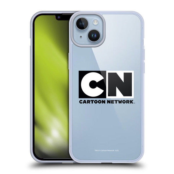Cartoon Network Logo Plain Soft Gel Case for Apple iPhone 14 Plus