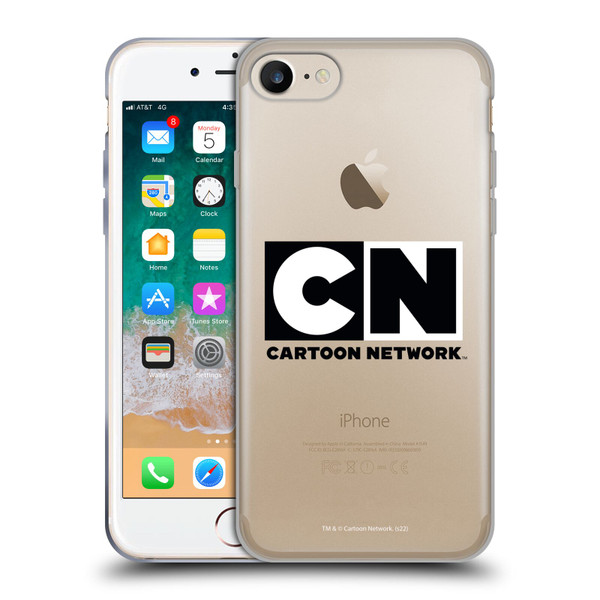 Cartoon Network Logo Plain Soft Gel Case for Apple iPhone 7 / 8 / SE 2020 & 2022