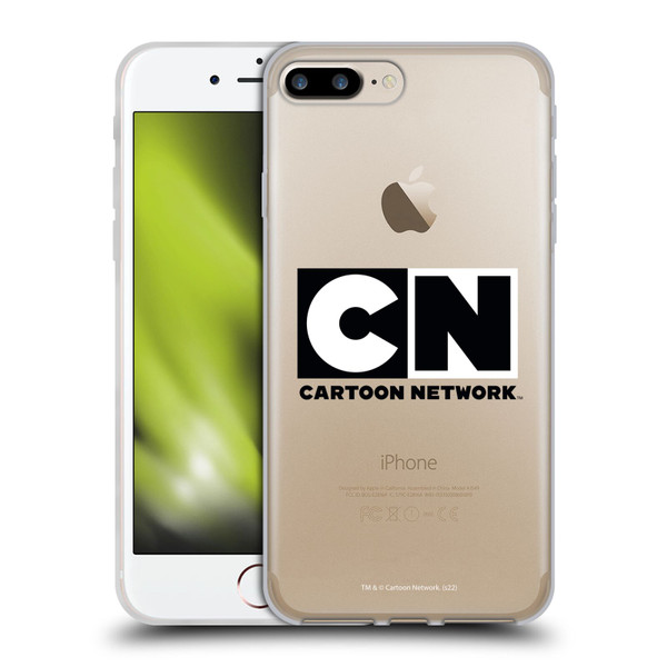 Cartoon Network Logo Plain Soft Gel Case for Apple iPhone 7 Plus / iPhone 8 Plus